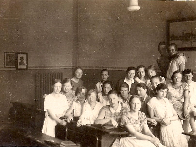 Klassenfoto Gertrud Block 1928 Klassenfoto Gertrud Block 1928