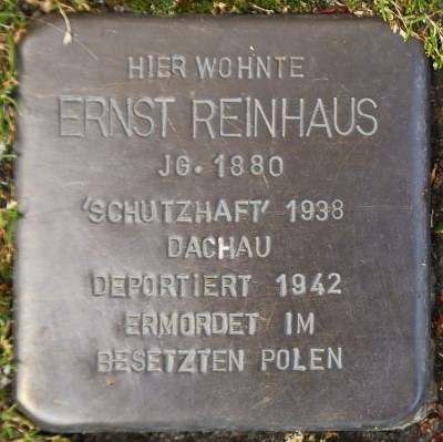 Stolperstein Ernst Reinhaus